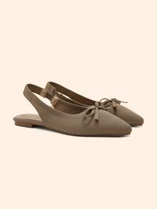 CUCCOO BASICS Zapatos planos de moda para mujer - Albaricoque Profundo - Ver 2