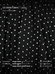 GLOWMODE FeatherFit™-Air Scoop Neck Knotted Mini Dress Quick Dry Moisture Wicking - Black and White - View 6