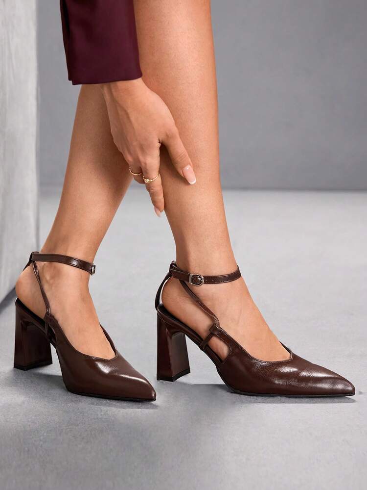 CUCCOO SZL Women's Elegant Pointed Toe Pumps, Suitable For Commuting And Formal Occasions