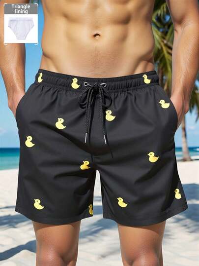 Horizaway Men's Fashion Beach Shorts, Suitable For Summer Men Swim Trunks Men Swim Trunks Men Swim Trunks Bathing Suit, Hawaiian