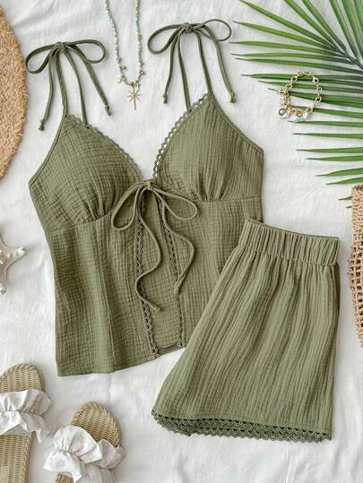 Travachic Elegante set casual da tutti i giorni da donna, 2 pezzi