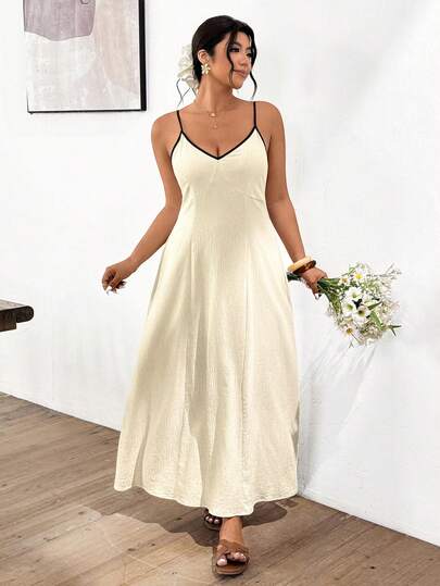 Lounesse Đầm dự tiệc cocktail thanh lịch dành cho nữ cỡ lớn, phối màu loang lổ, thắt eo.