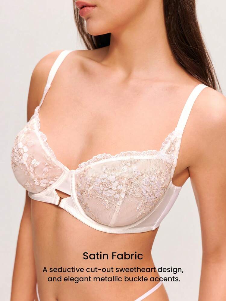 Lace Unlined Balconette Bra