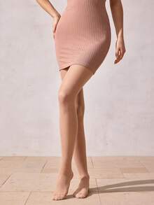 1pc 15d Sheer High Elasticity Pantyhose For Women's Sexy Look - Apricot - View 4