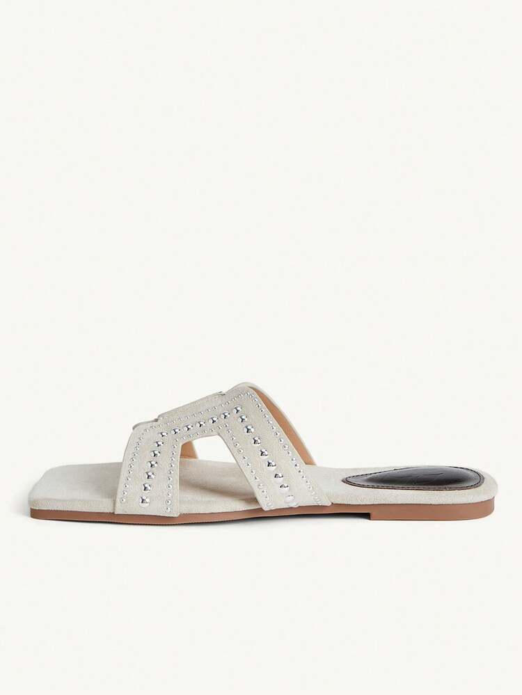 CUCCOO CHICEST Simple And Versatile Temperament Comfortable Fashion Generous Commuter Vacation Beach Flat Sandals Summer Shoes