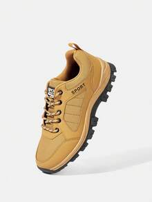 OUTDOORSY Sepatu Bot Kasual Wanita untuk Aktivitas Luar Ruangan, Nyaman, Anti Selip, Modis, dan Serbaguna - Kuning - View 2