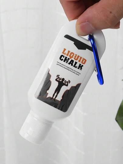 50ml Polvo líquido de magnesio para deportes y fitness, resistente al sudor, adecuado para levantamiento de pesas, escalada, boulder y gimnasia (color aleatorio).