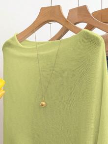 GlowEve Áo choàng Poncho dáng rộng thoải mái dành cho nữ, thích hợp cho kỳ nghỉ xuân/hè. - Màu xanh Ô liu - Xem 3