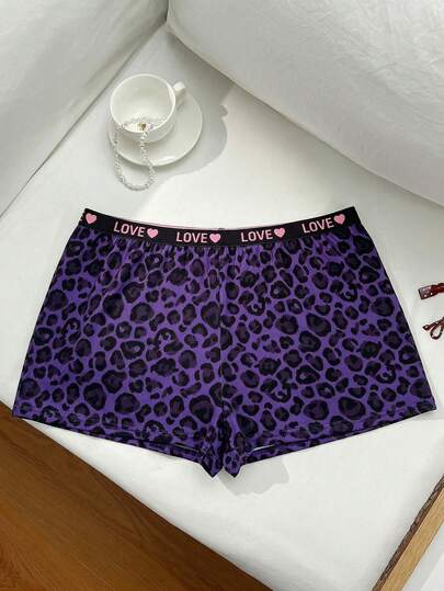 Valentine's Day Plus Size Charming Heart Love Belt Design Panties