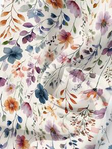 Rusticease Áo sơ mi nữ họa tiết hoa, kiểu dáng thường ngày, thích hợp cho mùa hè. - Nhiều màu - Xem 4