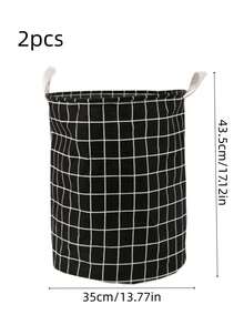 1 giỏ đựng quần áo bẩn gia đình, quà tặng, hộp đựng đồ có lưới, gấp gọn, chống thấm nước, cỡ lớn dùng cho phòng tắm, phòng ngủ và các phòng khác. Giỏ đựng quần áo bẩn, giỏ giặt, hộp đựng đồ phòng tắm, giỏ, giỏ đựng đồ, giỏ đựng quần áo gấp gọn. - màu đen - Xem 3