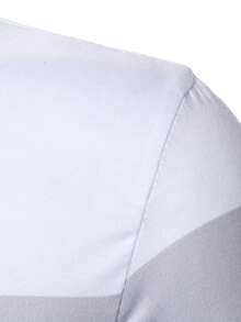 Manfinity Mode Men's Polo Shirt, Fashionable Casual Men's Short Sleeve Polo Shirt - Multicolor - View 5