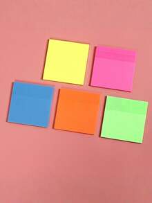 800pcs/400pcs/200pcs Reusable Transparent Colored Sticky Notes, Waterproof PET Memo Pads For Note Taking And Clear Content Visibility, Classroom Resources, Highlighters, Stationery, Back To School Essentials - Pet Waterproof Sticker - View 4