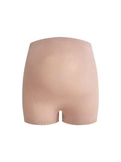 Seamless High Waist Maternity Underwear, High Waist Safety Shorts To Prevent Exposure, High Elasticity, Elegant, Soft, Non-Restrictive, Simple And Comfortable Everyday Wear