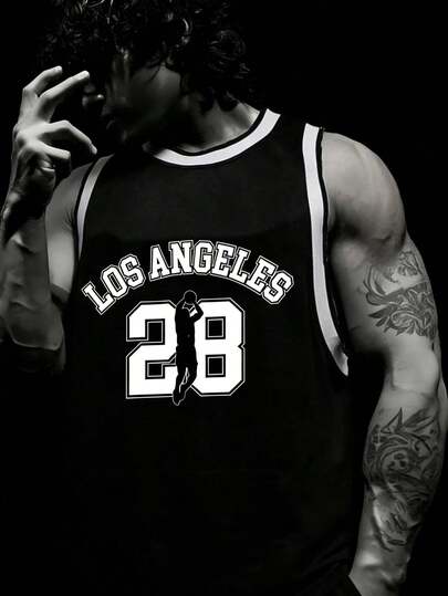 RISE LYT Camisetas de tirantes casuales de unicolor con cuello redondo, estilo novio, para hombre, tops deportivos, tops de baloncesto, paquete de 3 tops, tops de tirantes para hombre, tops de tirantes, tops deportivos, camiseta blanca de tirantes, camiseta ajustada transpirable de cuello redondo