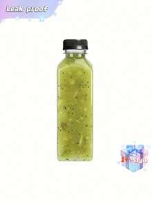 Bộ 5 chai nước, chai nhựa đựng nước ép, hộp đựng đồ uống trong suốt dung tích lớn, chai chống rò rỉ, chai đựng nước ép dung tích lớn, hộp đựng sáng tạo cho sinh tố, nước ép, sữa và đồ uống tự làm. - Trong sáng - Xem 3