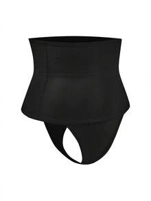 SHEIN Bawahan Korset Wanita - Hitam - View 5