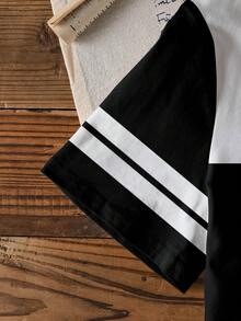 HARRY POTTER X SHEIN Tween Girls Cartoon Print Round Neck Short Sleeve T-Shirt - White - View 6