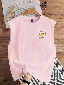 Manfinity Joysei Pink Knitted Vest For Men - Pink - View 2