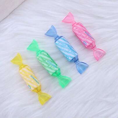 6/8pcs Candy Shaped Ballpoint Pen, 0.7mm Blue Ink, Kawaii Looks Fun School-Style Gel Pen, Suitable For Studying Exams Office Work Note-Taking Back-To-School Season, Random Color