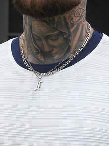 Manfinity Homme 男士舒适圆领短袖T恤套装（2件装）搭配抽绳松紧腰短裤，休闲百搭，适合度假、聚会、外出、运动、办公等场合，经典日系风格，春秋季节必备，自穿或送礼皆宜。 - 彩色 - 查看 8