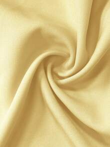 GlowEve CURVE Plus Size Women Solid Color Lapel NeckSingle-Breasted Casual Jacket Fall - Yellow - View 5