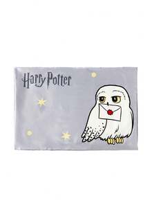 HARRY POTTER X SHEIN 2件装缎面枕套，采用柔软缎面材质，呵护秀发，透气凉爽，多种尺寸可选，可机洗。 - 灰色 - 查看 7