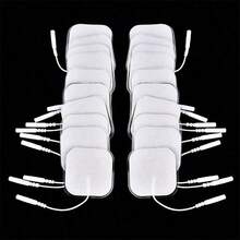 50片装 4*4cm 5*5cm 肌肉刺激器电极片 无纺布自粘式替换电极片，适用于TENS数字治疗仪 - 彩色 - 查看 1