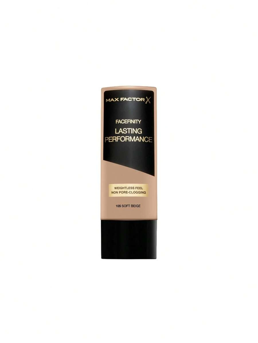 Max Factor Lasting Performance Foundation 105 Soft Beige 35 Ml – Foundation, Long-Lasting, For Sensitive Skin, Soft Beige, Suitable For Daily Wear - 105 Soft Beige - View 1