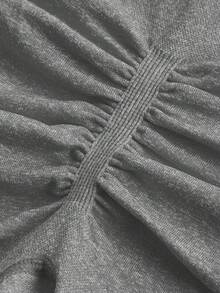 SHEIN Velisys Pantaloncini da allenamento senza cuciture a vita alta con stampa di lettere - Multicolore - Visualizzare 6