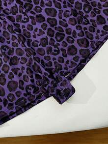 Bare Chapter Valentine's Day Plus Size Charming Heart Love Belt Design Panties - Purple - View 3