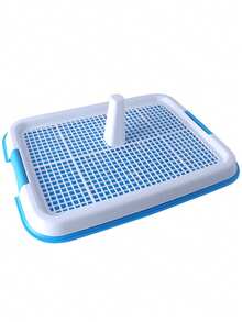 1个狗厕所，小型宠物狗厕所，适用于泰迪狗，中空防滑清洁便盆，宠物用品。 - 彩色 - 查看 5