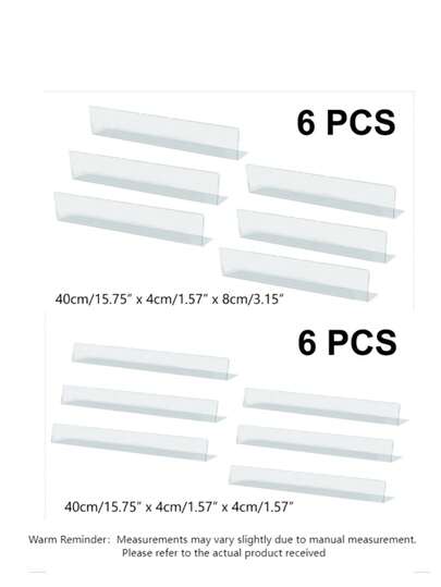 6 Miếng Chặn Dưới Ghế Sofa - Miếng Chặn Đồ Chơi Thú Cưng Có Thể Điều Chỉnh, Miếng Chặn Khe Hở Đồ Chơi và Vật Nhặt, Thiết Kế Có Thể Cắt Để Dọn Dẹp & Ngăn Đồ Vật Lọt Xuống Dưới Ghế Sofa, Giường và Kệ, Miếng Chặn Khe Hở | Nhựa