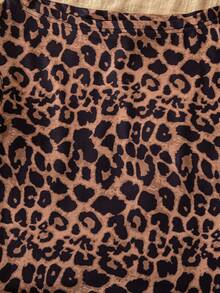 Sparklyn Tween GirlsVacation Fitted One-Shoulder T-Shirt - Coffee Brown - View 6