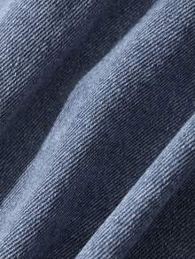 DAZY Women's Casual Tie-Up Sleeveless Denim Blouse - Blue - View 7