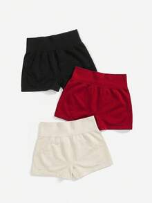Powerista Women's Summer Solid Color Elastic Ruched Butt Lifting Sports Shorts - Multicolor - View 5