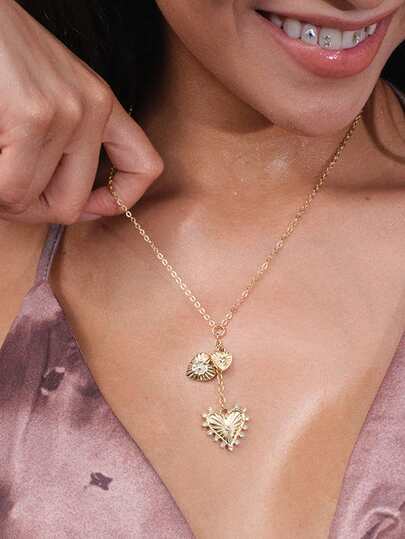 Glisma Dây chuyền mặt dây chuyền dành cho nữ, Cao cấp/Sang trọng/Đẳng cấp, Quyến rũ/Cổ điển, Dành cho mẹ/phụ nữ/cô gái/người mẹ, Mùa hè/Đi biển/Dạ hội/Tiệc tùng, Mạ vàng 18K