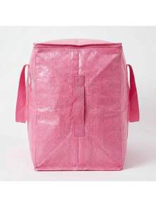 SHEIN 1pc/3pcs Waterproof Clothing And Quilt Organizer Bag Moving Bag Large Capacity Zipper Bag Coated Woven Storage - Multicolor - View 5