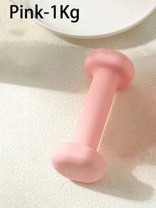 1公斤瑜伽健身平头哑铃，男女通用，健身房配件 - 彩色 - 查看 2