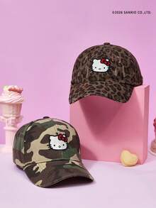 HELLO KITTY AND FRIENDS | Joivida 1顶刺绣卡通棒球帽，经典休闲时尚复古款，柔软吸汗带，尺寸可调节，轻便防晒，百搭复古老爹帽，适合户外运动、日常穿着、派对度假，完美礼物 - 棒球帽 - 查看 6