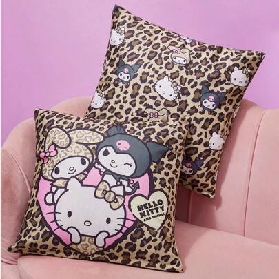 HELLO KITTY AND FRIENDS | Joivida 一个枕套（不含枕芯），柔软绒面，可机洗。45*45厘米