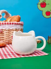HELLO KITTY AND FRIENDS | Joivida 1 个 16.23 盎司/480 毫升卡通图案陶瓷马克杯，耐冷耐热，可微波炉加热和洗碗机清洗，适用于盛装水、牛奶、果汁、咖啡、猫咪图案饮品。 - 彩色 - 查看 4