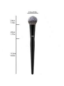 1 包 99 PRO 专业粉状腮红刷 膏状腮红刷 粉状腮红 面部修容刷 化妆工具 - 黑色 - 查看 9