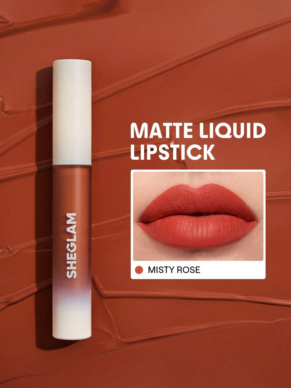 Matte Allure Liquid Lipstick - Misty Rose