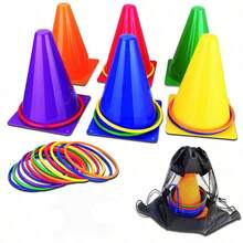 Outdoor Ring Toss Game, Sensory Integration Training Equipment, Multiplayer Game For Holiday Gatherings & Party Fun - Multicolor - View 8