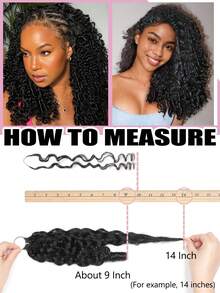 Boho Braids Human Crochet Hair In 100% Remy Human Hair Burmese Curly Feather Crochet Human Hair Line Boho Crochet Braids Human Hair Salon Silky Seamless Invisible For Thin Hair Woman Micro Pre Looped Crochet Human Hair Extensions Miracle Knots Crochet Human Hair - Natural Black - View 9