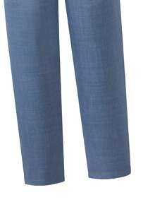 SHEIN 2pcs/Set Teen Boy Gentleman Outfit, Including Navy Slim-Fit Vest And Navy Textured Dress Pants, Elegant Formal Suit For Birthday, Wedding, Wedding Guest, Pageboy, Ring Boy - Blue - View 9