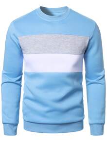 OTTIMOZO Men's Regular Streetwear Casual Pullover Pullover Sweatshirt, Suitable For Daily Wear - Multicolor - View 5