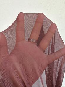 Siren Gaze Áo vest nữ kiểu dáng nghỉ dưỡng cổ yếm đính kim loại - màu nâu - Xem 6
