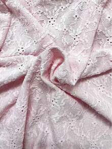 K-Vae Women's Casual Elegant Jacquard Knit Tie Cuff Flare Sleeve Top, Slimming Knit Sweater Blouse - Pink - View 5